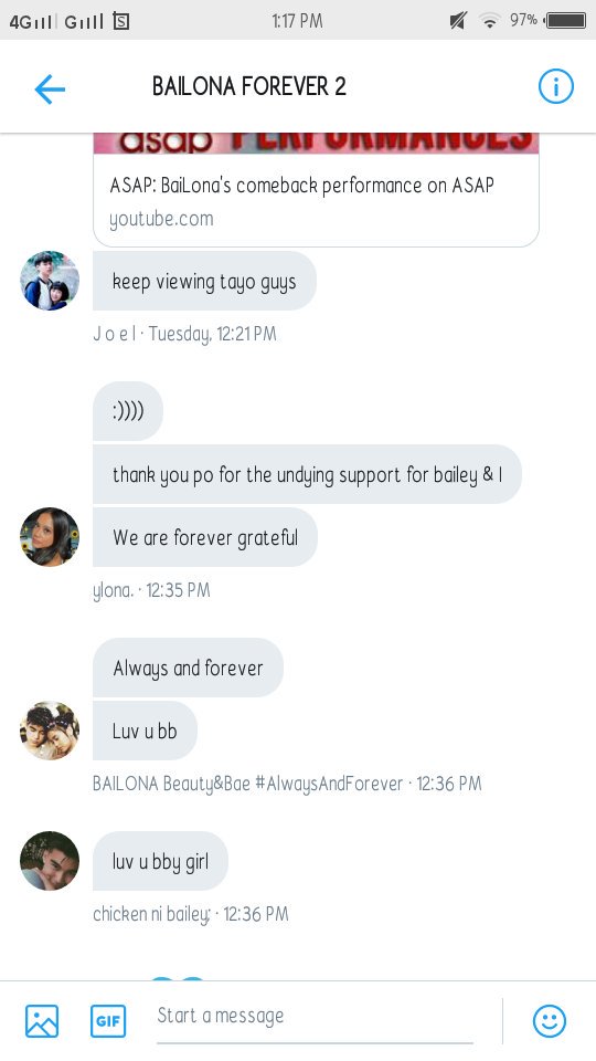 laileyyyy's tweet photo. We love you always @ylona_garcia @OfficialBaileyM #Bailona https://t.co/l2CHELJtiA