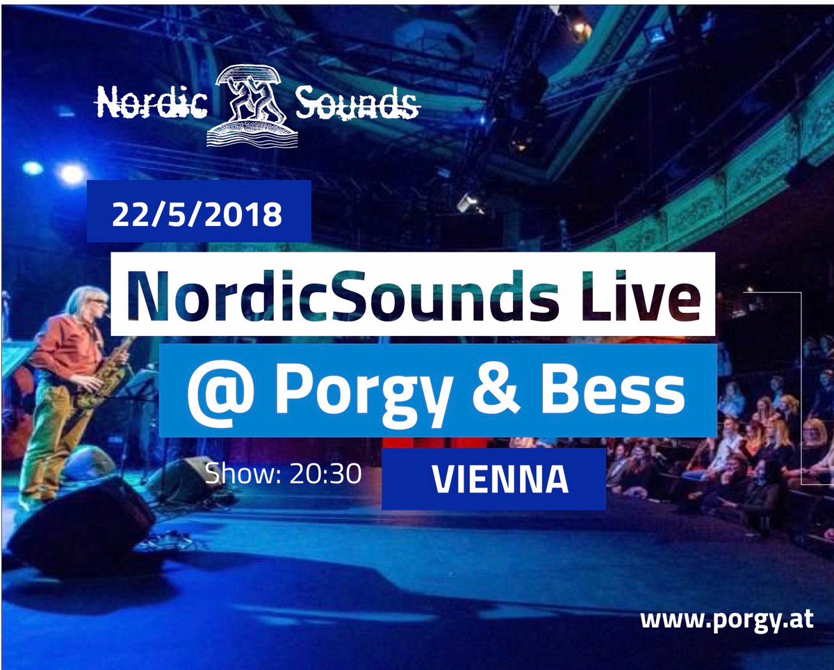 Happy to be back on the Porgy&amp;Bess stage in Wien.This time with NordicSounds Baltic Collaboration as part of Porgy's 25th Annyversary program This concert is dedicated to the centenary of the Republic of Estonia, Latvia, Lithuania   facebook.com/events/2132712…