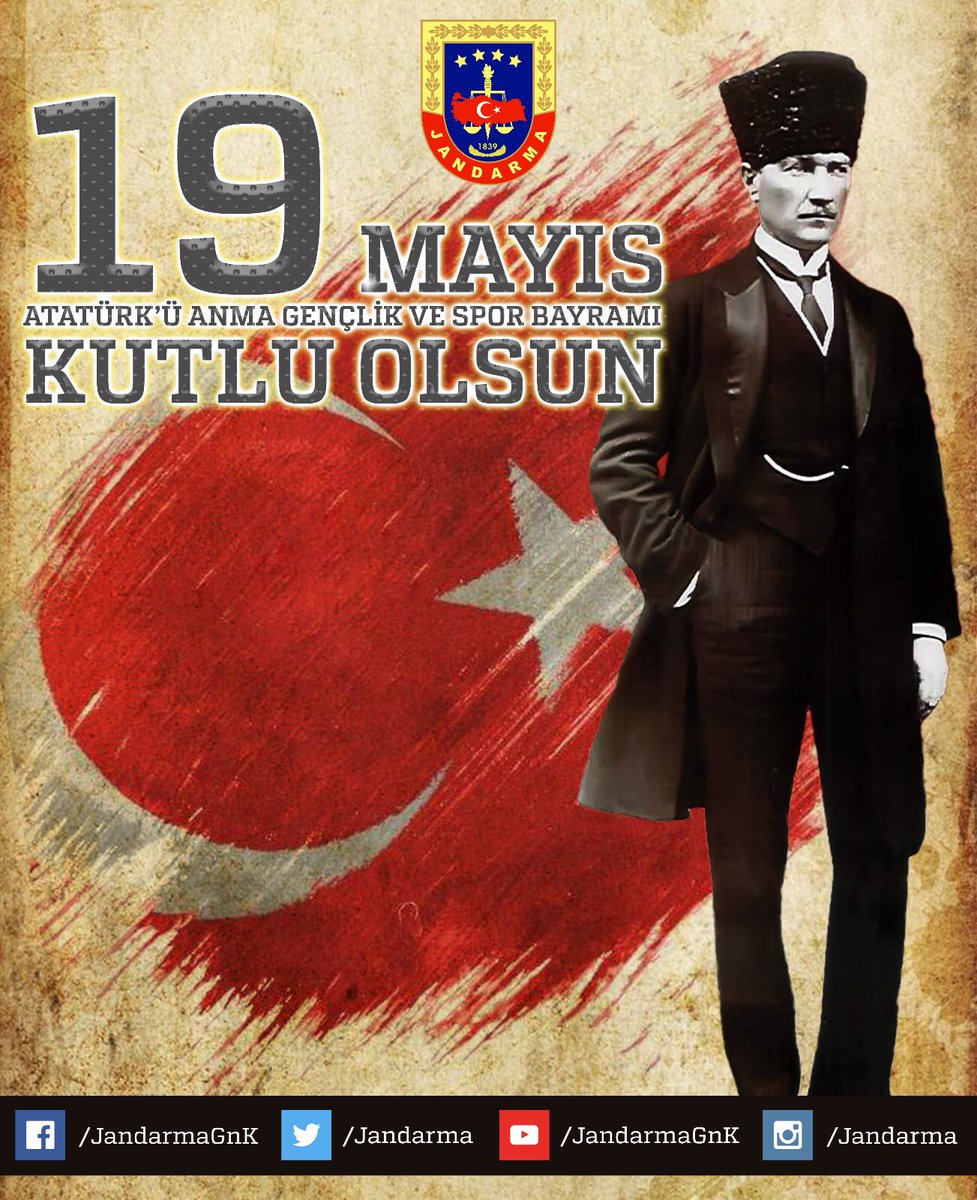 Ulu Önder Gazi Mustafa Kemal Atatürk’ü saygı ve özlemle anıyoruz.
19 Mayıs Atatürk’ü Anma, Gençlik ve Spor Bayramımız kutlu olsun! 🇹🇷🇹🇷🇹🇷#19Mayıs1919