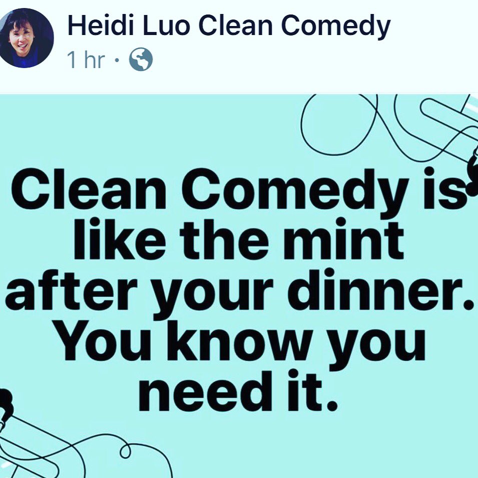 heidiluo's tweet photo. My show schedule so far:
5/26: Twiggs University Heights
5/31: The Comedy Palace
6/1: The Comedy Store
6/4: Secret Comedy Club
6/10: Tao Comedy Studio
6/24: Flappers Comedy Club
7/16: Secret Comedy Club
#heidiluo #CleanComedyHour https://t.co/eWeO17GDOr