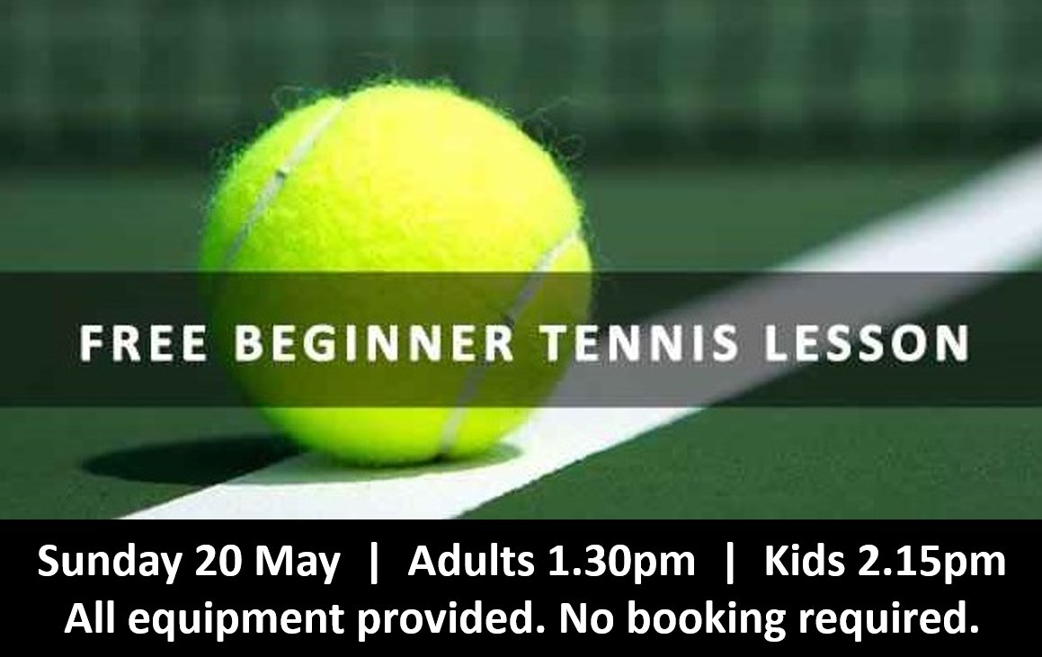 Free #Tennis lessons this Sunday afternoon at Ryecroft for adults and kids. No booking required - just turn up!

#CheadleHulme #Cheadle #HealdGreen #Gatley #Bramhall #Stockport #SK8