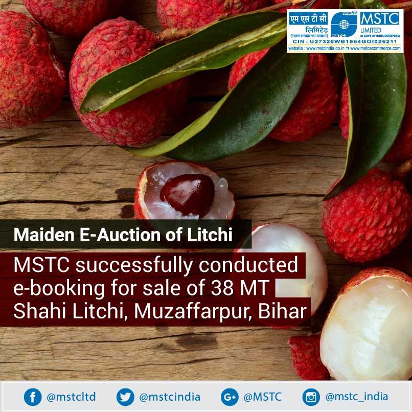 BbSingh01's tweet photo. Mstc India sucessfully conducted e-booking for sale of 38 MT Shahi Litchi of Muzaffarpur, Bihar.
#Mstc #Muzaffarpur #bihar #ebooking #bbsingh #litchi #MSTCIndia https://t.co/l0yOoG456V