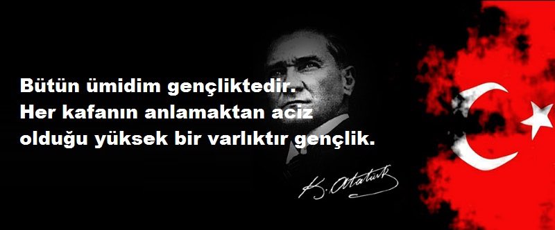 alkimturizm's tweet photo. * "Milletin bağrından temiz bir nesil yetişiyor. Bu eseri (Türkiye Cumhuriyetini) ona bırakacağım ve gözüm arkamda kalmayacak."
(Mustafa Kemal ATATÜRK) https://t.co/NAx0bO8nsk
