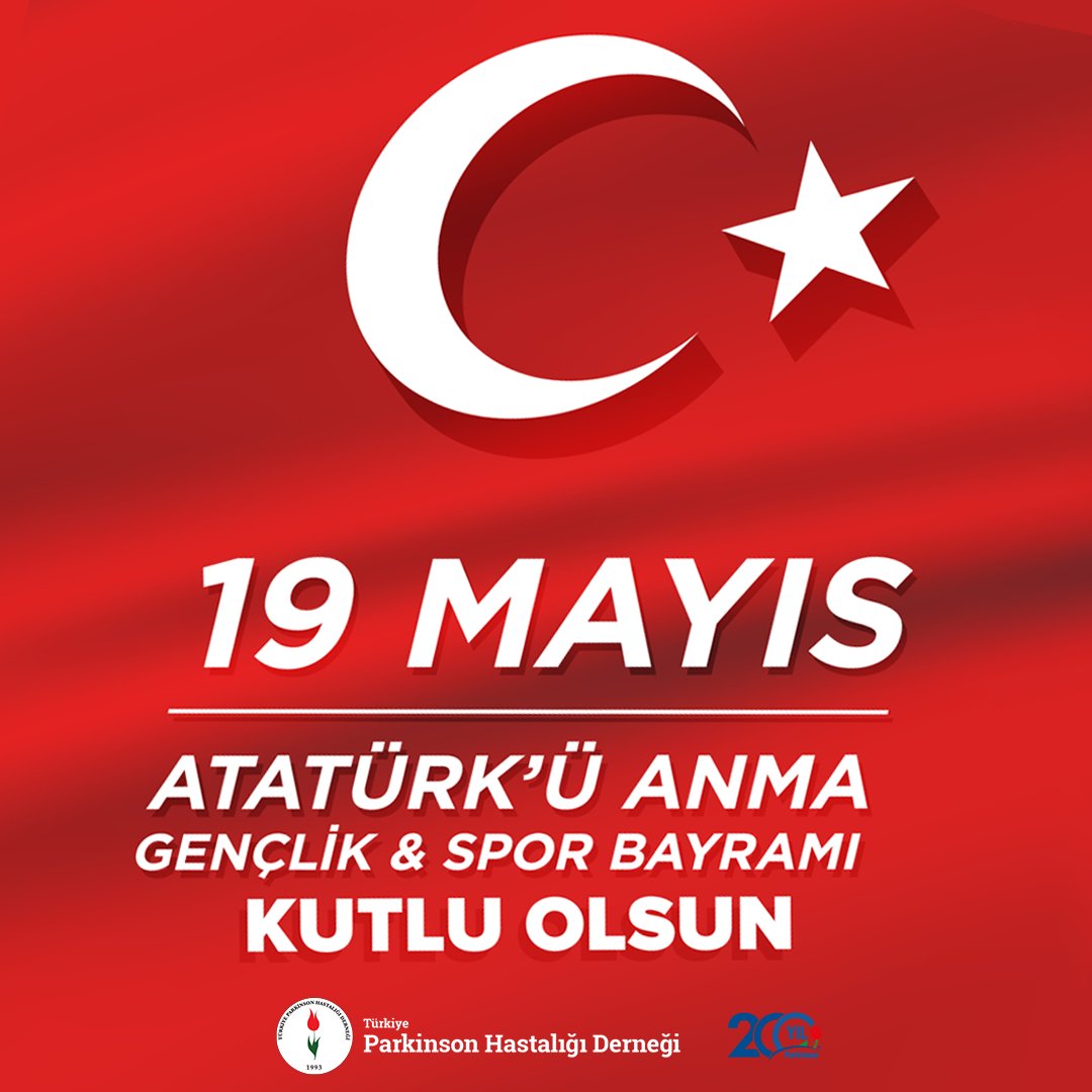 19 Mayıs Atatürk'ü Anma Gençlik ve Spor Bayramımız kutlu olsun!
#19Mayıs1919