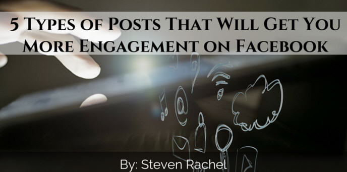 Types of Posts That Will Get You More #Engagement on #Facebook => snip.ly/yjfw0 #marketing #entrepreneur