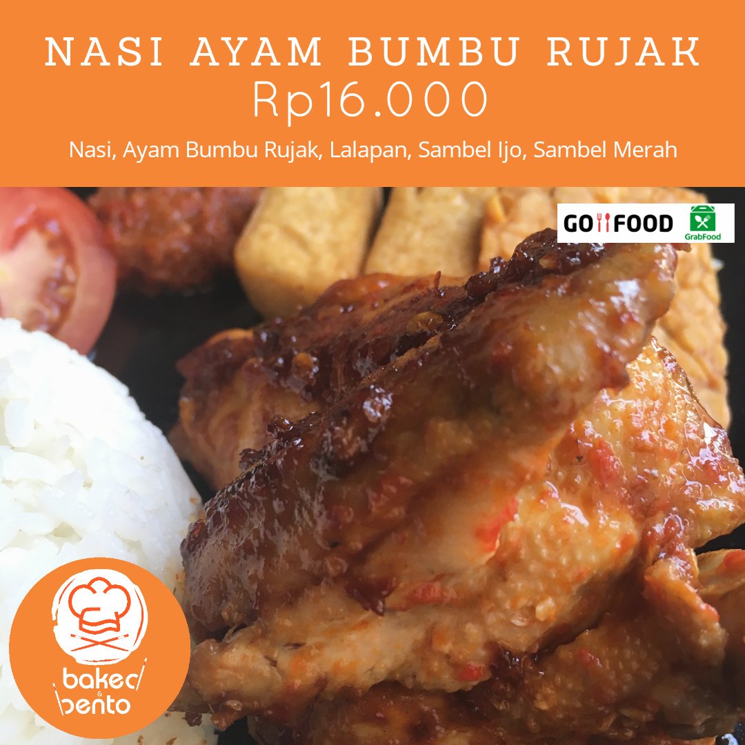Kira Kira masih 4 jam Lagi menuju berbuka. Baked &amp; Bento kasih kami banyak pilihan, selain Bento Dan Pizza, Kita juga punya nih Aneka Ayam Goreng. Dateng langsung aja ya nanti. Ada Free Ice Tea dan Silky Pudding khusus untuk yang Dine In. #bukapuasa