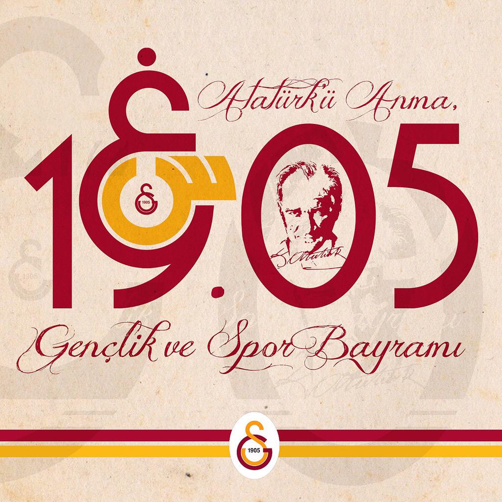 Çifte bayram olsun istiyoruz.
#BugünGünlerdenGalatasaray 
#Galatasaray ⭐⭐⭐⭐
#MustafaKemalAtatürk 🇹🇷
#19Mayıs1919 🇹🇷