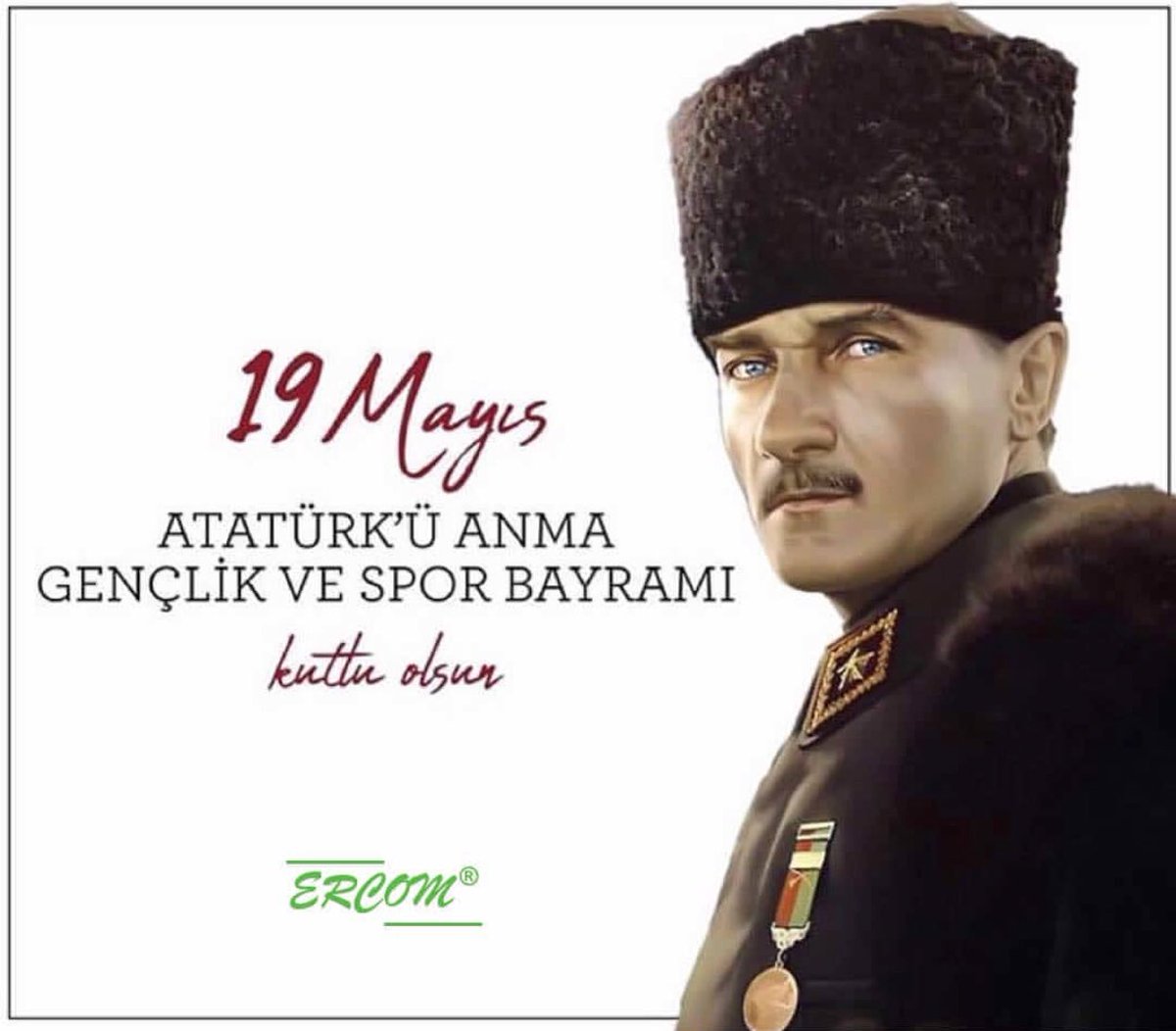 19 Mayıs Atatürk’ü Anma Gençlik ve Spor Bayramı kutlu olsun...
