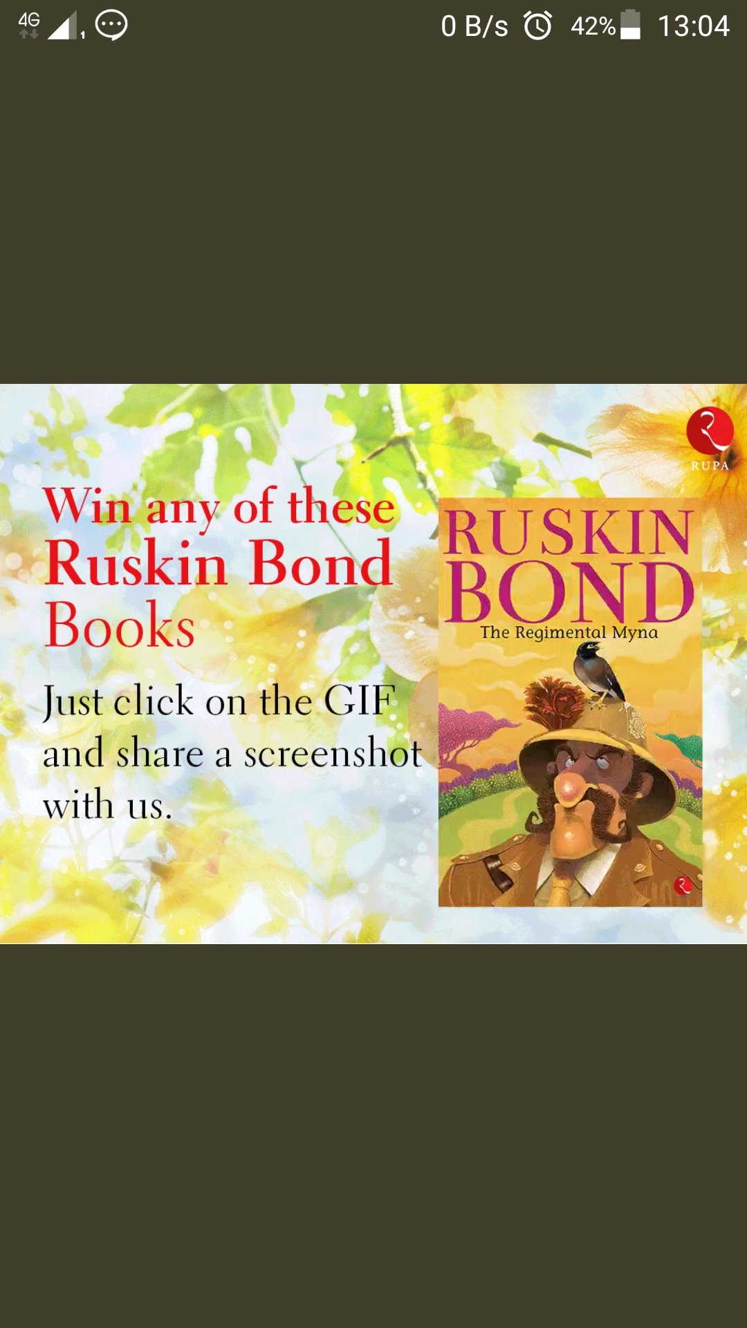  Happy Birthday Ruskin Bond Sir  