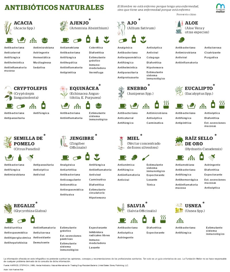 ohmyplan's tweet photo. No te pierdas esta interesante lista de antibióticos naturales que nuestros abuelos ya conocían (casi todos) #salud #bienestar #medicamentos #FelizSabado https://t.co/NhAeVZc2aq