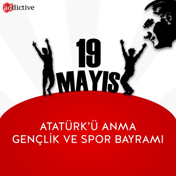 addictivedergi's tweet photo. #19Mayıs Atatürk'ü Anma, Gençlik ve Spor Bayramımız kutlu olsun!! https://t.co/Q1iDia0qwT