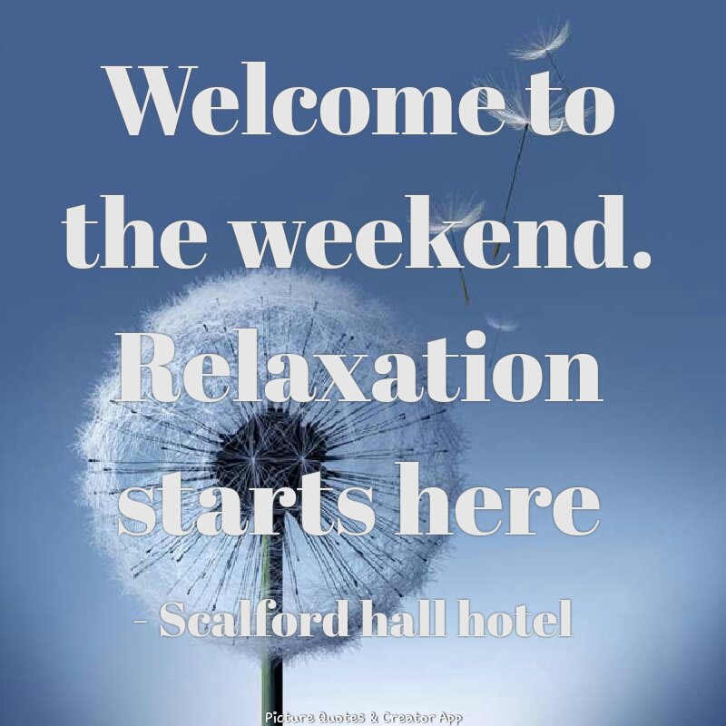 ScalfordHH's tweet photo. It's Saturday! Time for relaxing and taking in some sun before tomorrow's wedding fair. Whatever you are doing this weekend we hope it's a good one. #weekend #sunshine #royalwedding https://t.co/uMpKbJxE5l