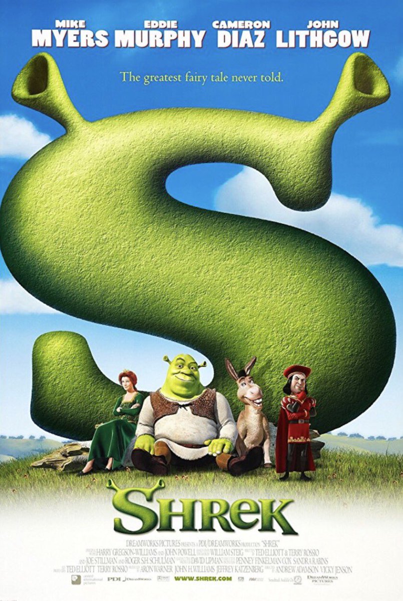 FilmNewsNos's tweet photo. 🎬MOVIE HISTORY: 17 years ago today, May 18, 2001, the movie 'Shrek' opened in theaters!
#MikeMyers #EddieMurphy #CameronDiaz #JohnLithgow #VincentCassel #ConradVernon #ChrisMiller #CodyCameron #SimonJSmith #ChristopherKnights #AronWarner #JimCummings #KathleenFreeman https://t.co/0DkSSReZaD