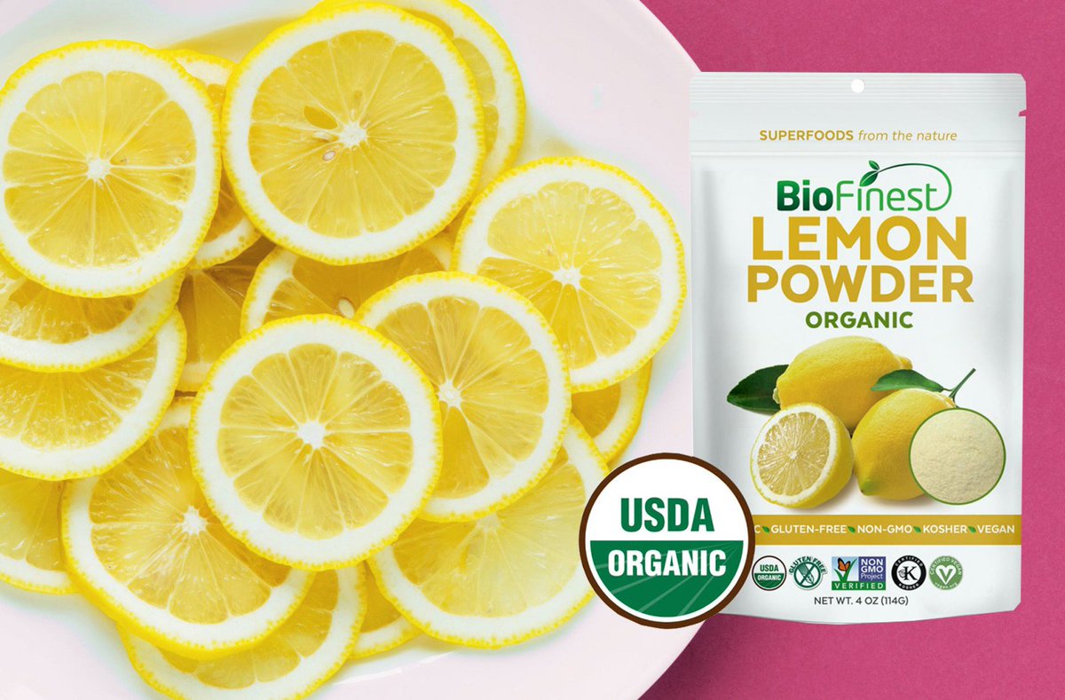 biofinest's tweet photo. Biofinest Lemon powder reduces cholesterol, boost immune system, and many more!
How to Use Biofinest's Lemon Powder:
Add 1-3 teaspoons, mix, top or blend in water, smoothies, beverages, yogurts, desserts, salads, snacks, dressings, and recipes. 1 - 3 times daily or as needed. https://t.co/P6UUVSwJ4J