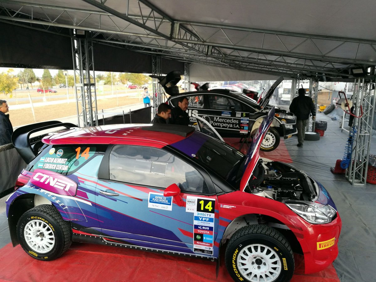 CGRally's tweet photo. Buen día! Comenzando a trabajar en las máquinas previo al comienzo del Día 1 #RallyPetróleoDinosaurios
Mañana fresca en el Parque de Asistencia ❄ #GoCGR @SancorSeguros https://t.co/3hhLgD8qcM