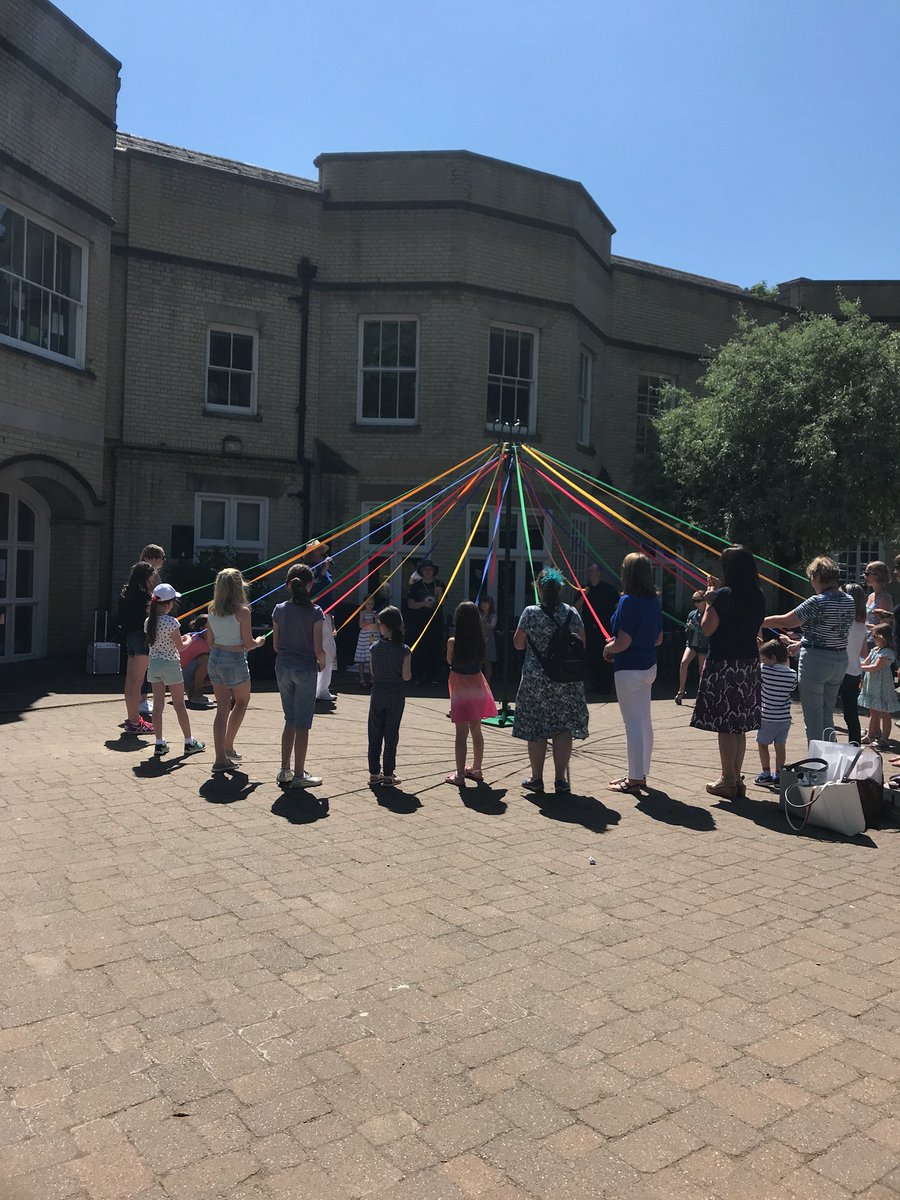 STAHSPA's tweet photo. Maypole dancing taking centre stage @STAHSPrep #RoyalStrawberryFair https://t.co/yDRjBMGPUf