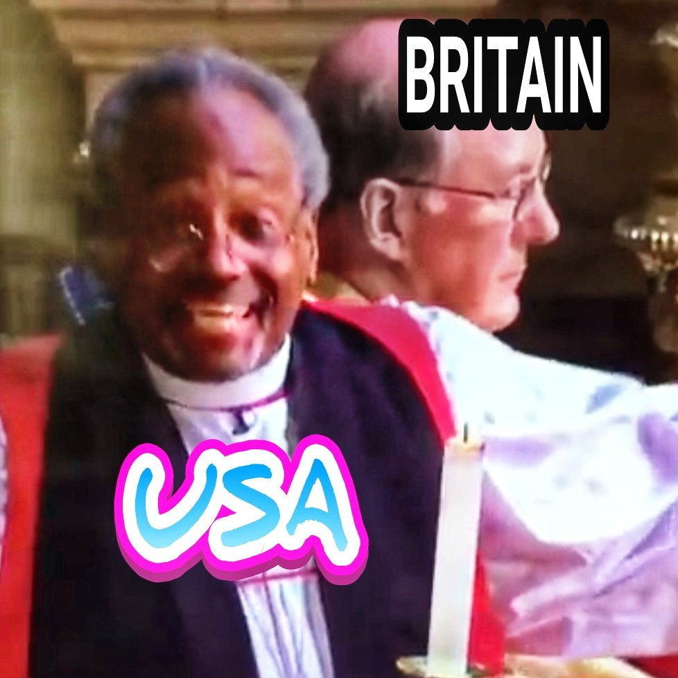 theJeremyVine's tweet photo. If there is a single photo that better sums up the difference between our two countries, I haven't seen it
#RoyalWedding2018 https://t.co/Ka0wKpwLkw