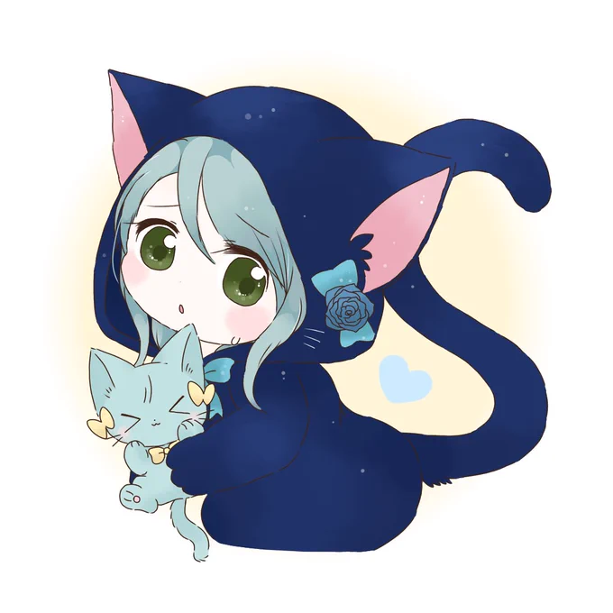 #新しいプロフィール画像 
ねここちゃんとペアアイコン!! 