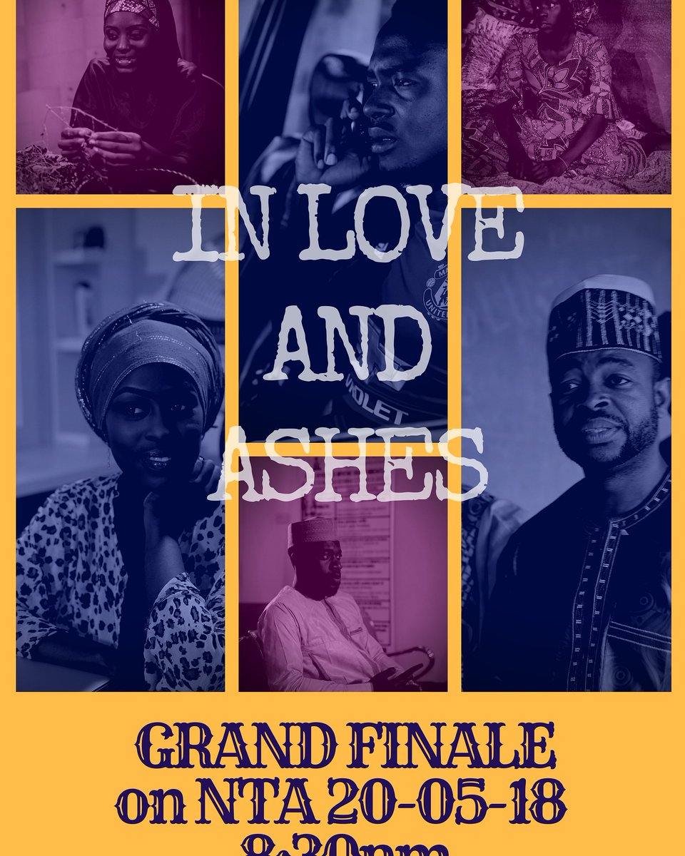 inloveandashes's tweet photo. #NotAnotherNigerian #InLoveSndAshes #TvDrama #NigerianTelevision #GrandFinale #ExcitingNewShow #nigeria #tvseries #NTA #EbonyLifeTv
Watch out for the final episode airing on NTA Nation wide tomorrow by 8:30pm & the remaining 2 episodes on Ebonylife Tv on Wednesdays by 8:00pm. https://t.co/94W5kDcM76