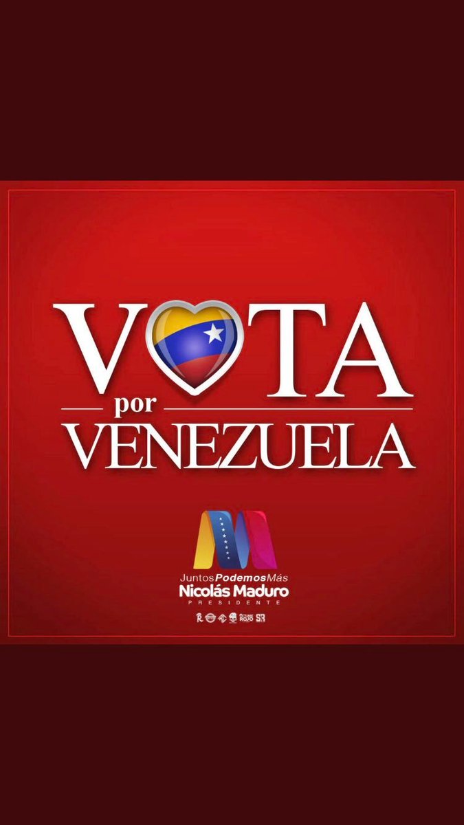 JuanFrias4F's tweet photo. #19May @dcabellor Que nada ni nadie nos saque de nuestra agenda, máxima organización revolucionaria para q el 20 de mayo gane la Patria con @NicolasMaduro cuando vayas a votar piensa en Chávez!! #TodosAVotarElDomingo @PartidoPSUV @taniapsuv @lafuerzadchavez https://t.co/W8DwZ8O34e