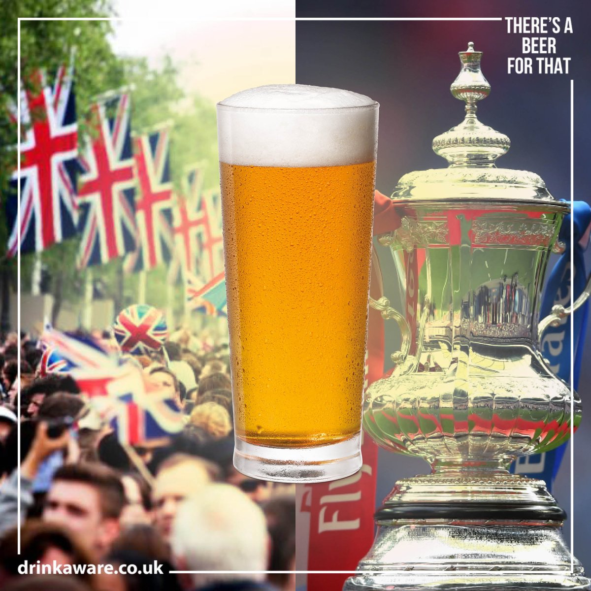 If you're waving a flag for Harry and Meghan, or cheering on your team in the cup final, a glass of Britain's national drink is the perfect accompaniment.