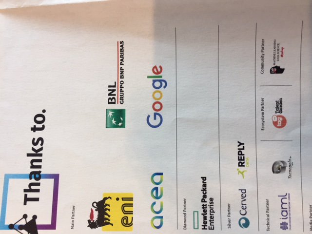 Micio1970's tweet image. A special thanks to all friends, partners &amp;amp; customers that have been with us (@CervedKnow) at #DataDriven2018: two really amazing data days