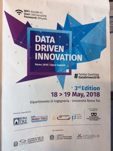 Micio1970's tweet image. A special thanks to all friends, partners &amp;amp; customers that have been with us (@CervedKnow) at #DataDriven2018: two really amazing data days