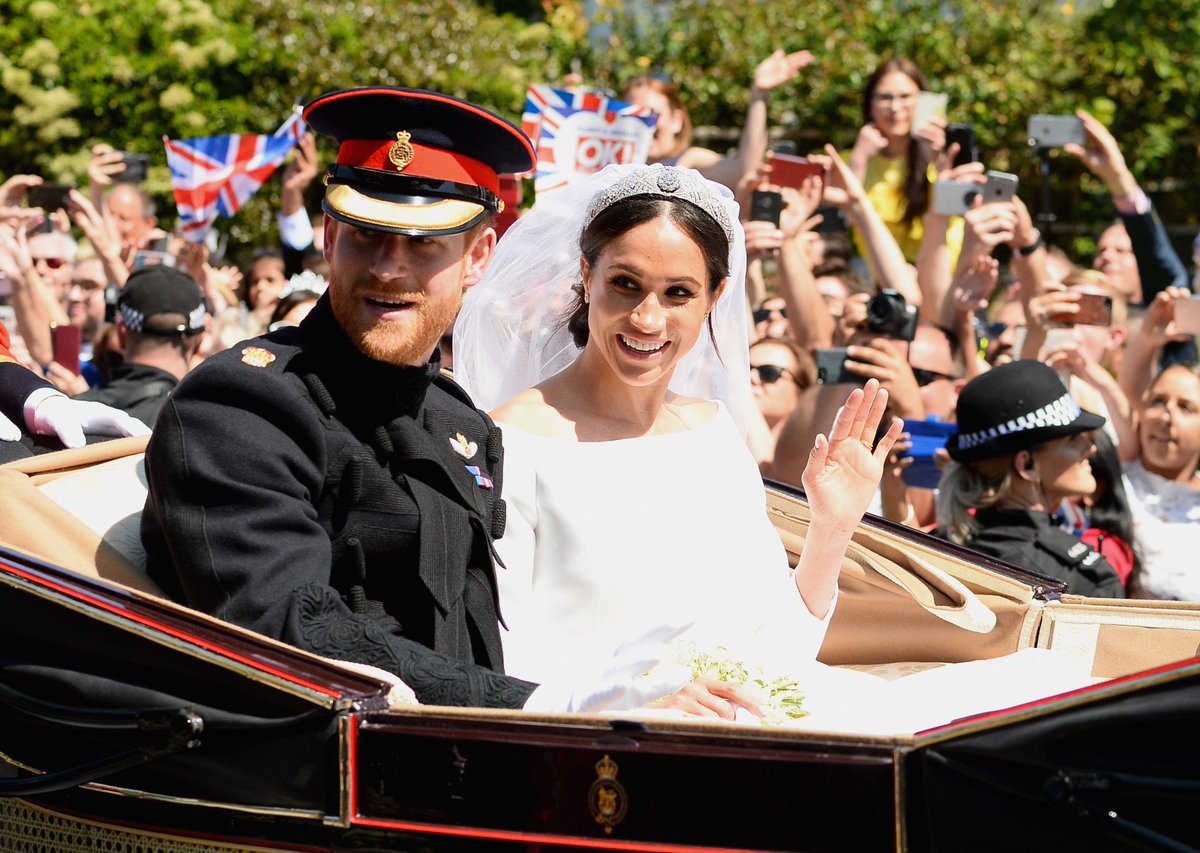 people's tweet photo. See Every Magical Photo from Harry and Meghan's Carriage Ride Through Windsor https://t.co/Mw7bqmS8ts https://t.co/c48RgWHxXd