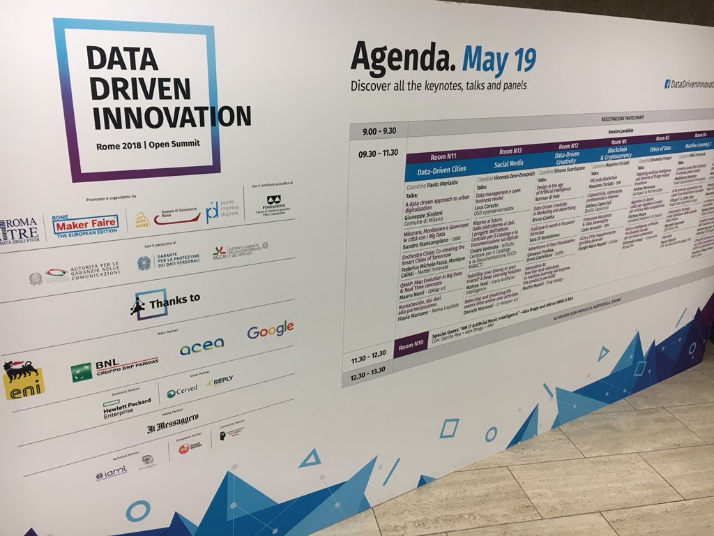 eni's tweet image. Day 2 al #DataDriven2018. Come vengono utilizzati i #BigData? A cosa servono? Che cos’è un supercomputer? Lo scopriamo insieme al panel Machine Learning 2 #innovation4energy #DDI2018 #MFR18
