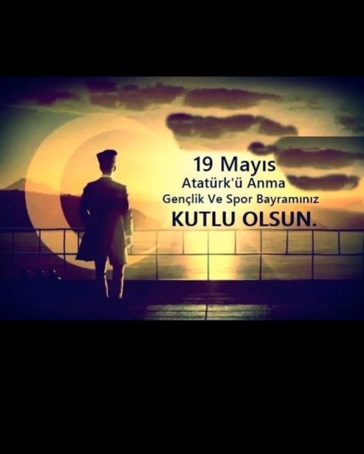 19 Mayıs Atatürk'ü Anma Gençlik ve Spor Bayram'ımız KUTLU OLSUN! #19MAYIS #GenclikveSporBayramı #AtatürküAnmaGençlikveSporBayramı