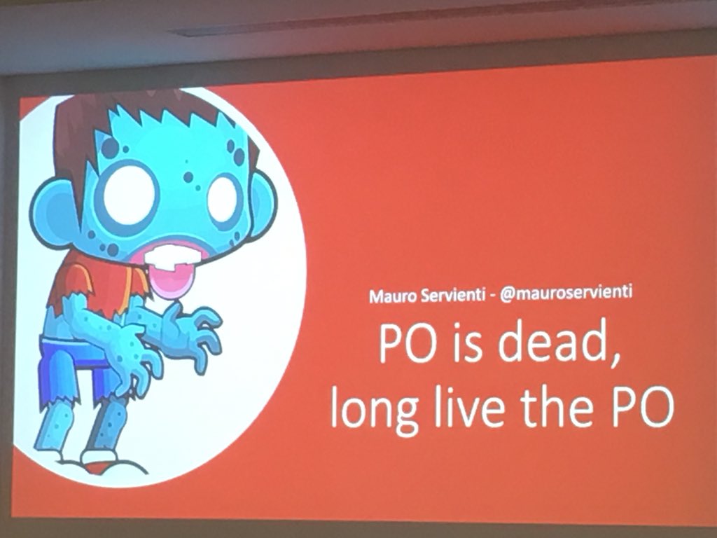 Al #MiniIAD si parla di Enterprise Architect, della I di Agile e dei PO che son morti ;-)