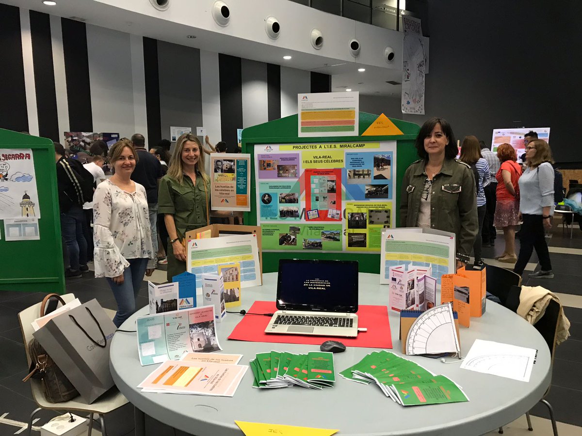 IES Miralcamp, ja preparat# Mostra d'intercanvi d'experiències educatives#Setmana dels projectes# Castelló # Palau de la Festa.