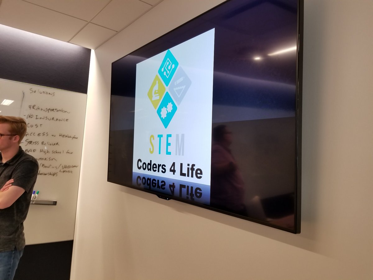 LmarieAsad's tweet photo. Our team consisted of amazing students from @ChiPubSchools
@Chi_Voc. 'Coders 4 Life' worked on a health equity app as part of @BCBSIL @lumitynpo 1 Day Challenge.
 Special thanks to @SteveBetts100 and @SamsungEDU. #STEM1DC https://t.co/w7Cy8ewBxu
