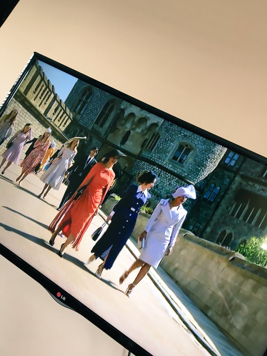 pastor_cherry's tweet photo. Catching a bit of coverage of the #TheRoyalWedding ... the outfits 😍❤️ https://t.co/1erLeSc2wT