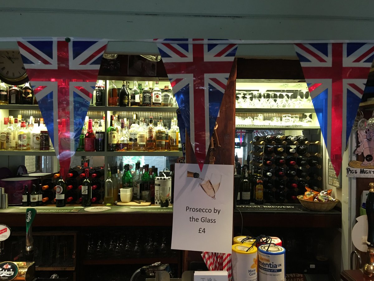 Royal wedding on the big screen and prosecco £4 per glass now <a href="/Mill_House__Inn/">The Mill House Inn</a>