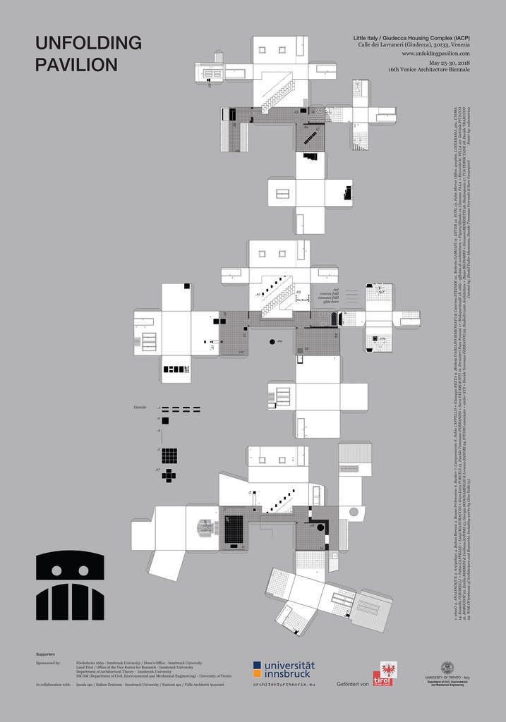 OfHouses's tweet photo. Come visit the #unfoldingpavilion, inside Gino Valle's Giudecca Social Housing! May 25-30, Venezia.
https://t.co/gWQ42BiCEx
#BiennaleArchitettura2018 https://t.co/h22mCCtQ9X