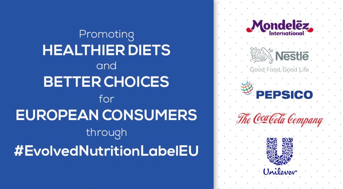 tijdvooreten's tweet photo. @Wdekanter Het is niet aan bedrijven zoals #CocaCola, #Mondelēz, #Mars, #Nestlé, #PepsiCo en #Unilever om te bepalen wat goed voor de volksgezondheid is, daar zijn zij bijzonder onbetrouwbaar in gebleken.
#EvolvedNutritionLabelEU (#Epodeinternationalnetwork #JoGG #Vinkjes) #AOpreventie https://t.co/iKbCDivoEk