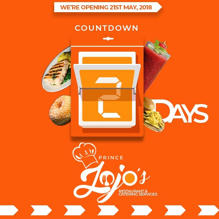 PrinceJojosRes's tweet photo. 2 days to the best of flavours, food and fun in an appealing ambience ❤️🍱🍮🍩🍰🍹😉
See you at our grand opening May 21st at Unilorin Campus, Behind Main Stadium
Don't miss out 💋
#GoodMealsServedRight #May21st #Restaurant #CateringServices #MonToSun #HomeAndOfficeDeliveries https://t.co/K8UOsx4Sp5