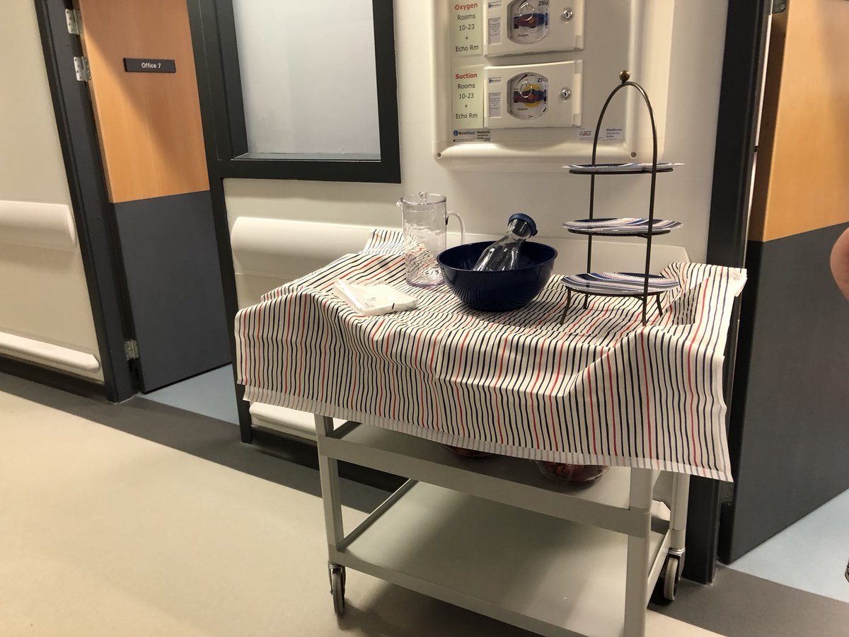 DanielleCReid's tweet photo. Celebrating the #RoyalWedding2018 with a tea party for the patients strawberries and cream after the ceremony #team109 @NHSGrampian @caroline_hiscox @lillybet74 @MatronHC @riddell_brenda @Mitch_Alison_ @PaulaSturrock https://t.co/IqXSF8C0lu