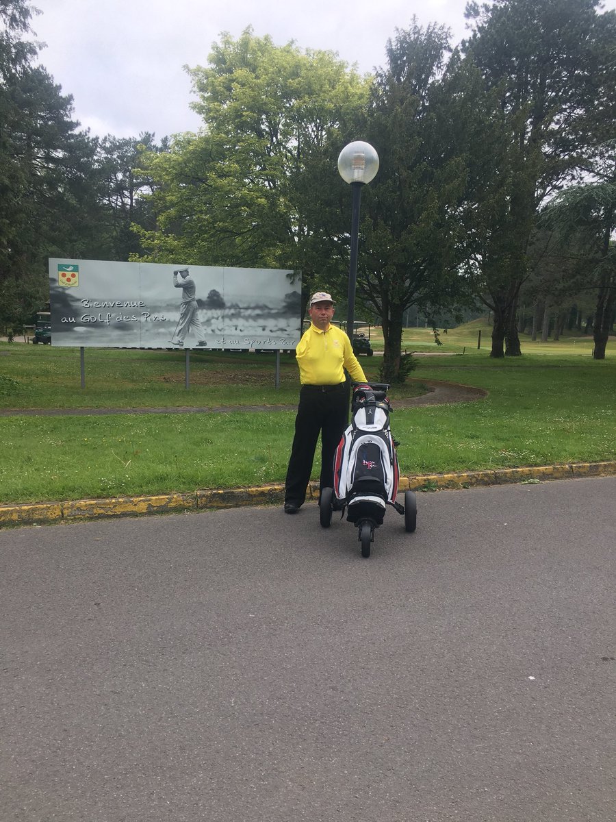Brilliant day golfing in France with my North Shore shirt <a href="/BNSGC1904/">Blackpool North Shore</a>