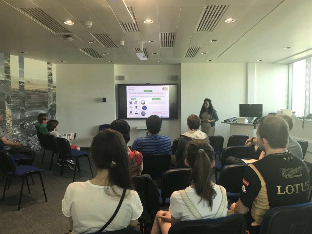 HeriotWattUni's tweet image. Professor Mercedes Maroto-Valer talks about “Saving the planet: carbon neutral energy” at the spotlight on science series this morning #explorationday #yearofsea2018 #carbonneutral