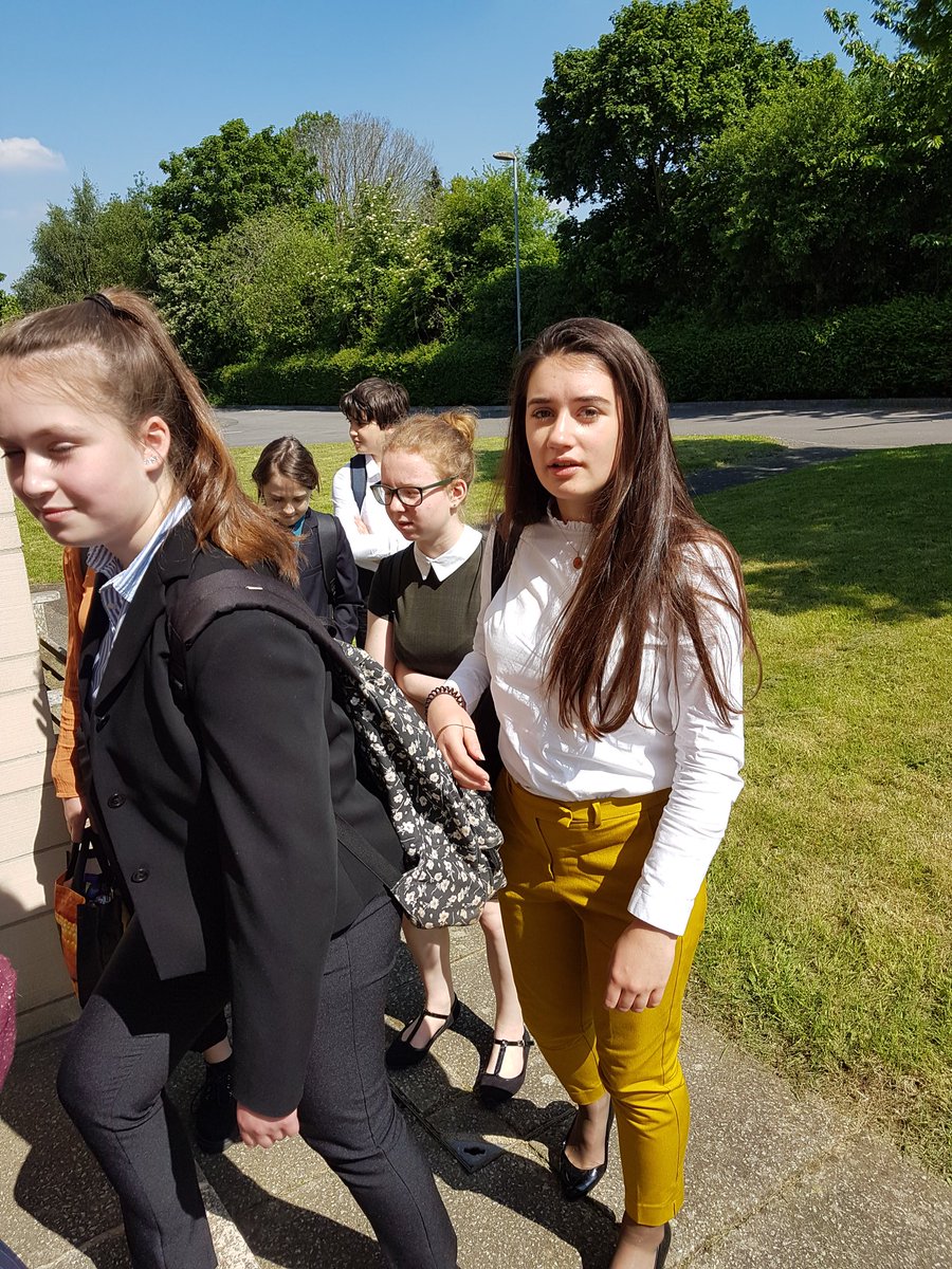 FairfieldHSP's tweet photo. The nerves have been left back at school. These guys know how to make an entrance #MCMTRegional Mock Trial competition today representing all of #herefordshire @HerefordMCMT @MockTrials #gofhs https://t.co/A1pFWEjJ2Q