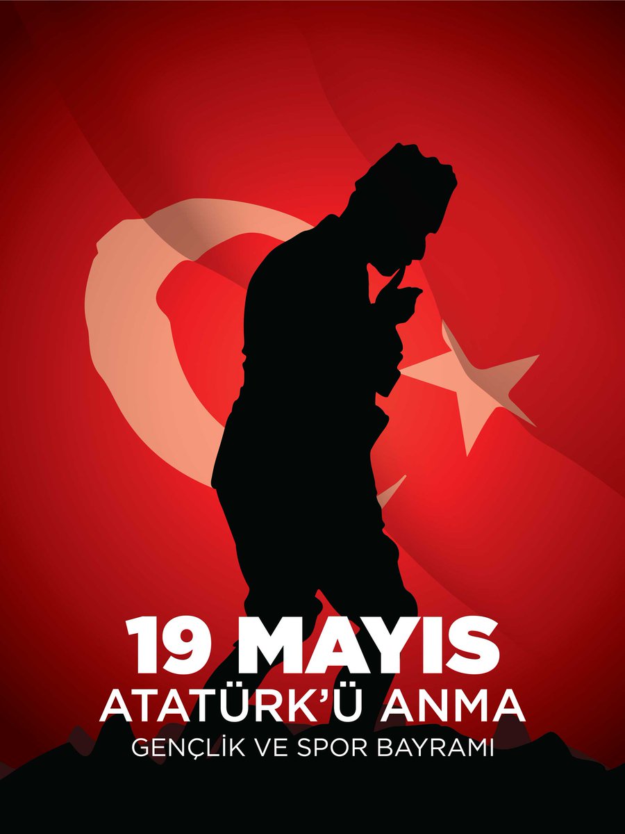 #19Mayıs Atatürk'ü Anma, Gençlik ve Spor Bayramı kutlu olsun. 🇹🇷🇹🇷