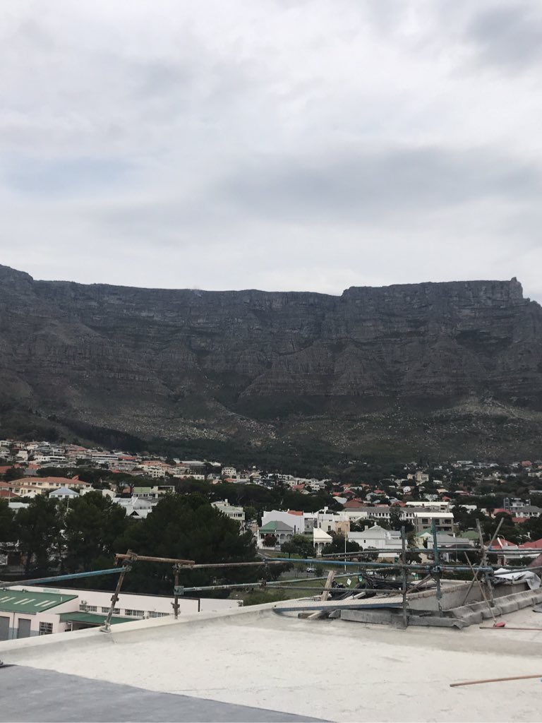 Fire on top of #TableMountain
