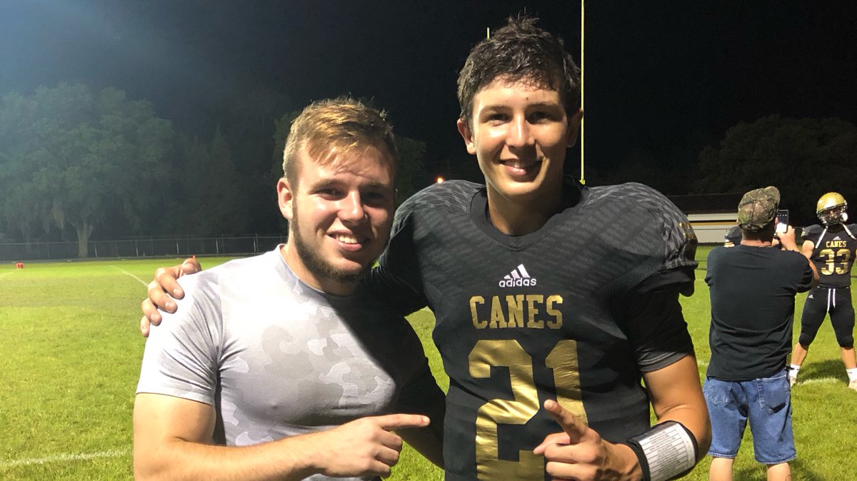 LauraGMason's tweet photo. Great spring game Canes!  29-10 victory over Gulf!  A little emotional not seeing my #12 suit up for the first time in 4 years,  but thankful he was a part of this amazing program and for the bonds he built! @CHSCanes @CHSCanesFB #OneHurricane https://t.co/5vNP0tDepP