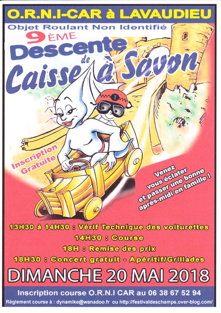 Demain dimanche la célèbre #course de caisse à savon à #Lavaudieu https://t.co/mgdiCF0SEw