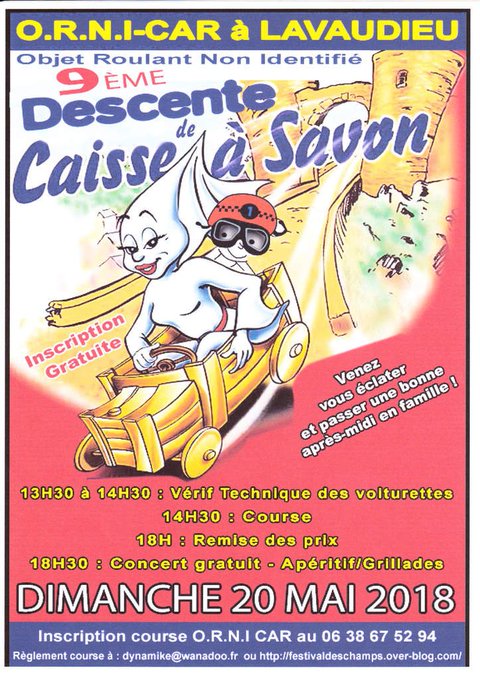 Demain dimanche la c&eacute;l&egrave;bre #course de caisse &agrave; savon &agrave; #Lavaudieu https://t.co/mgdiCF0SEw<a href="/tag/course"class="tags">#course</a><a href="/tag/lavaudieu"class="tags"><span>#lavaudieu</span></a>