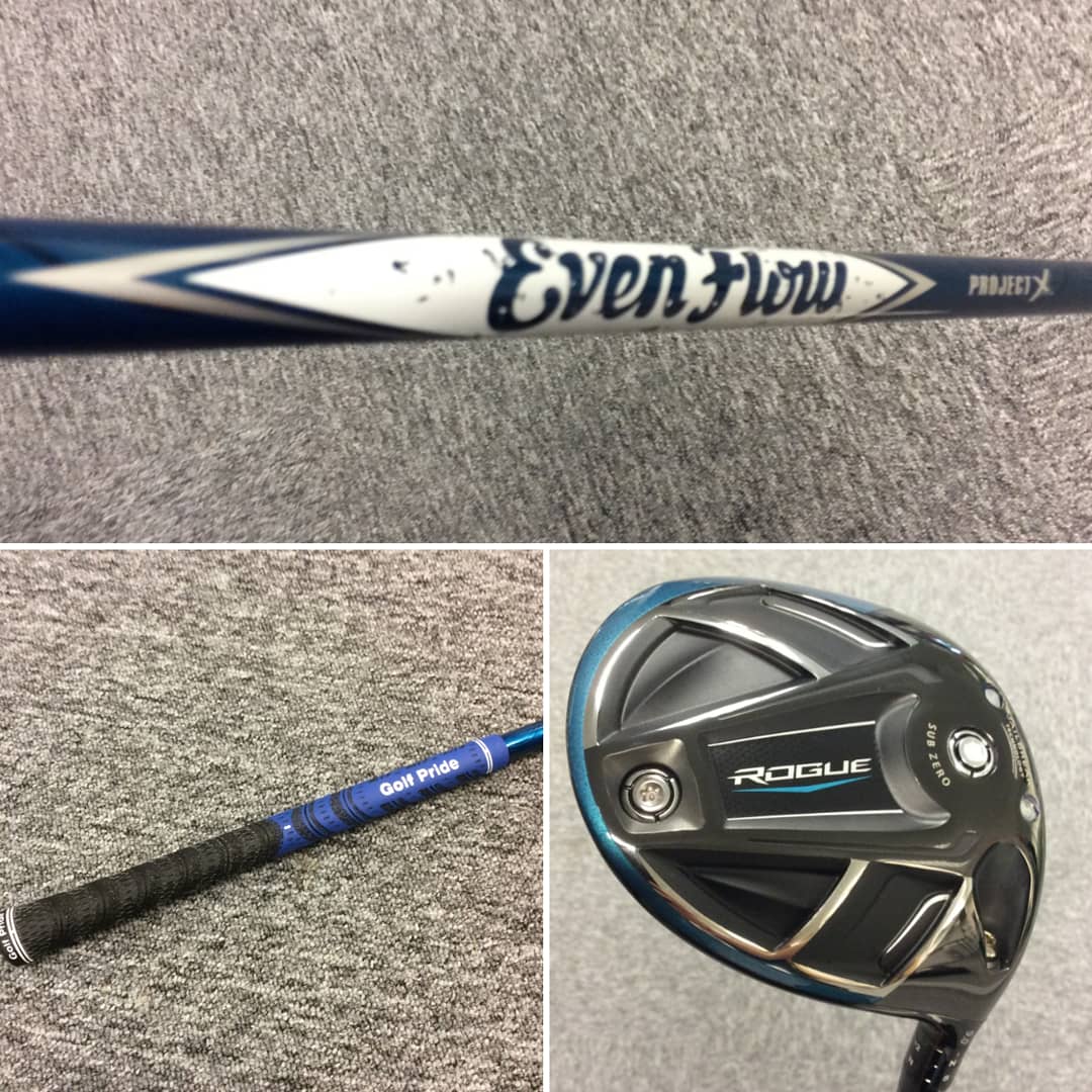 thegpi1's tweet image. Callaway Rogue Sub Zero driver - 9.0° loft, N/S hosel configuration, Project X EvenFlow 6.0 (65g), Golf Pride MCC (stretched). Low spin head, loft, shaft profile + grip composition increased distance (20+ yards) and enhanced dispersion!😍🚀⬆#TGPI #RJG #driverfitting #rocketship