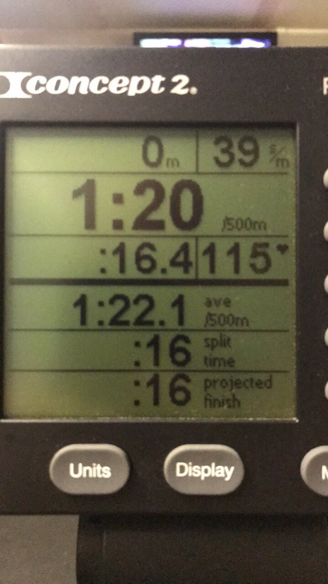 First ever attempt at 100m sprint on the indoor rower. Just need to find about 4secs for the age group record I think 😂😂😂<a href="/concept2/">Concept2</a>