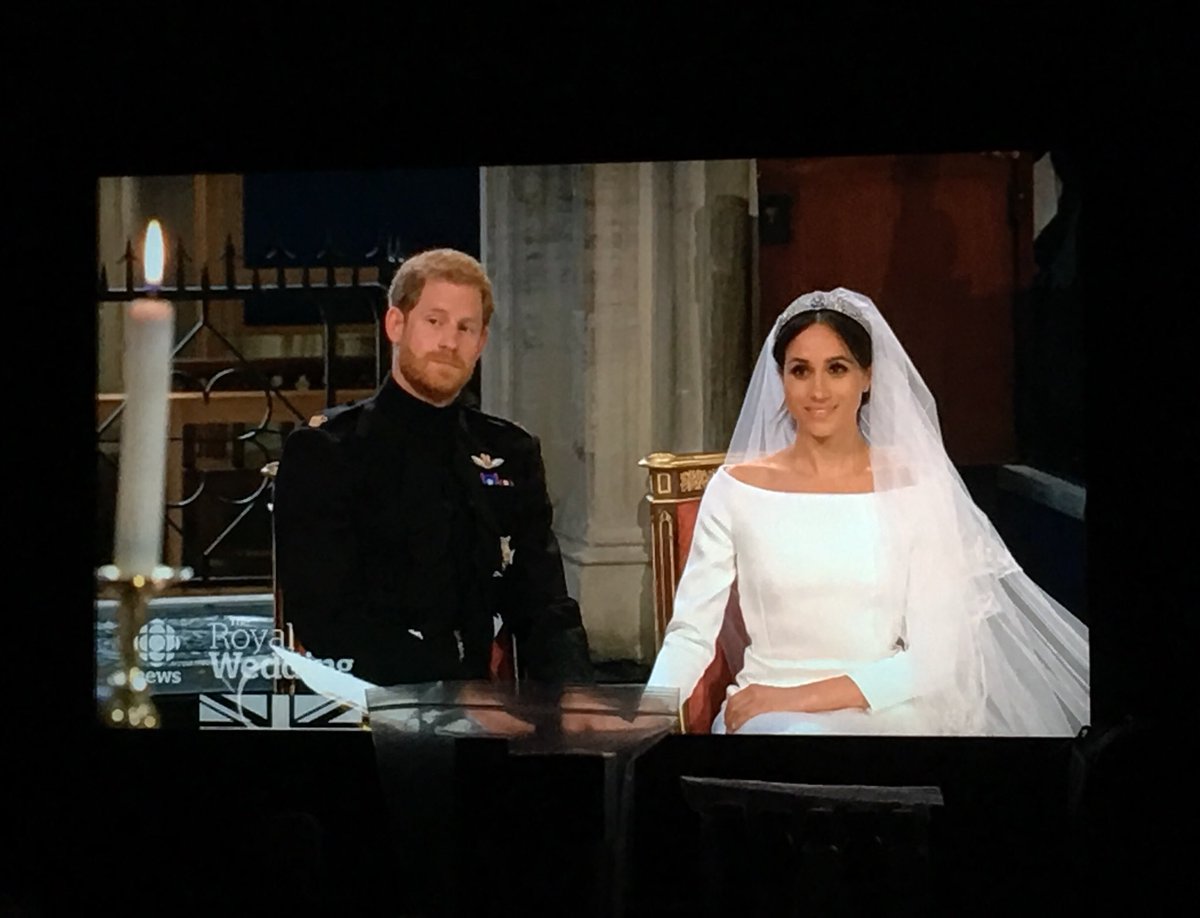 I’m not alone tonight #royalwedding